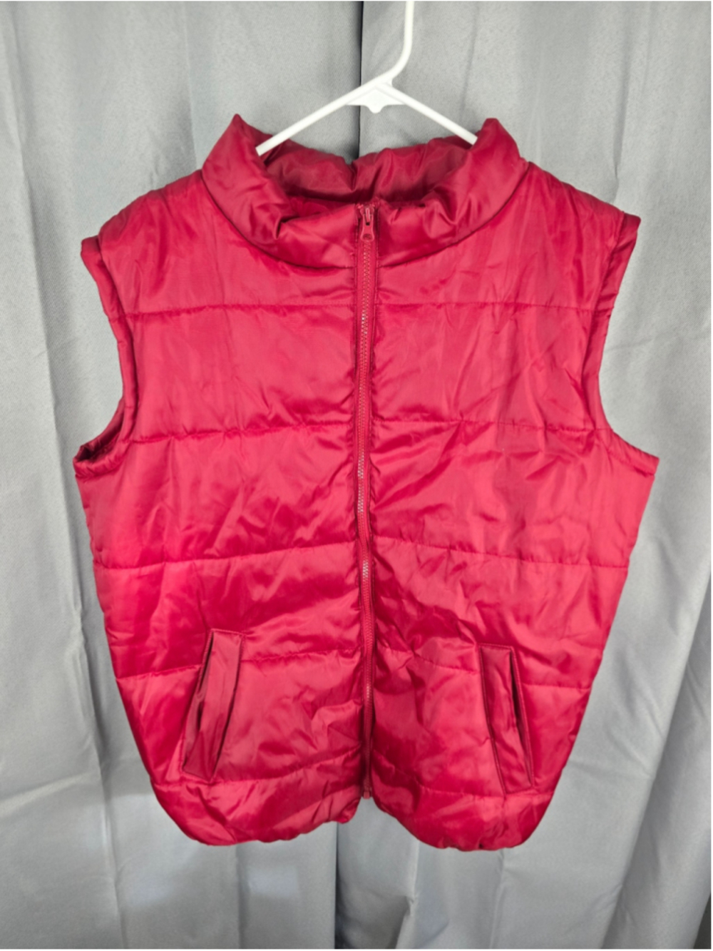 Back to the Future Marty McFly Red Puffer Vest Universal Studios Licensed Size M